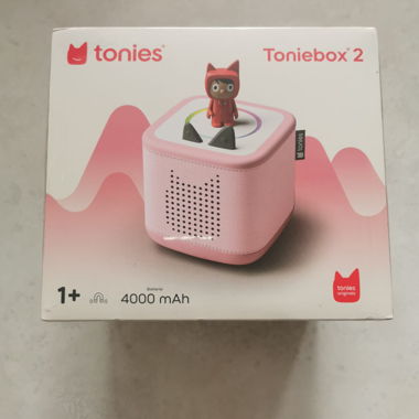 Pink Toniebox 2 (new) in original packaging, still sealed