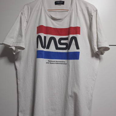 T-shirt NASA blanc