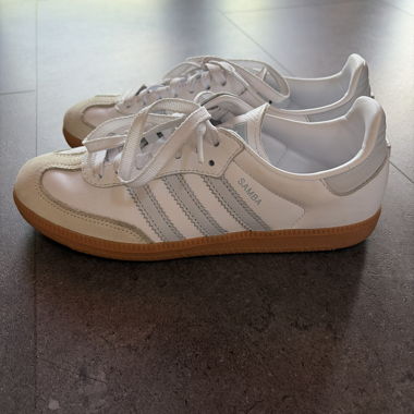 White Adidas Samba Sneakers