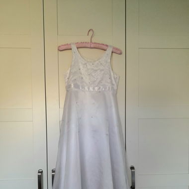 Erstkommunion Kleid Mädchen weiss 152/158