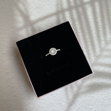 Silber Ring 925 Zyrkoni