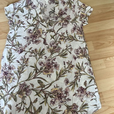 Blumiges Damen-Top Gr. S
