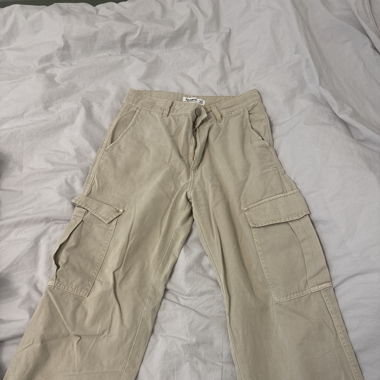 Cargohose beige