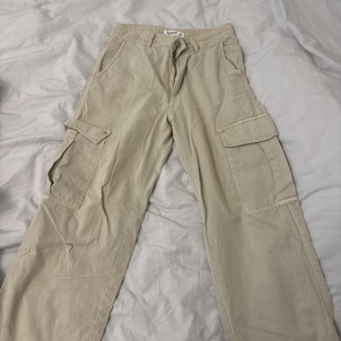 Cargohose beige