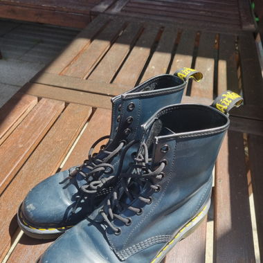Original Dr. Martens Schnürstiefel in Dark Navy 