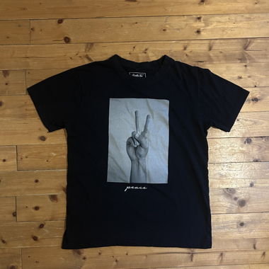 Black “Peace” T-shirt