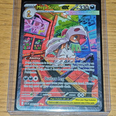 EN Mega Scrafty Ex 285/217 Ascended Heroes NM