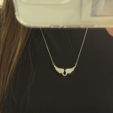 zadig & voltaire collier argenté