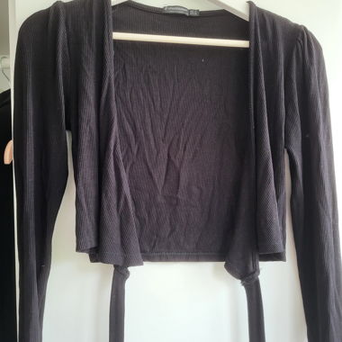 Stradivarius Wickel-Top schwarz