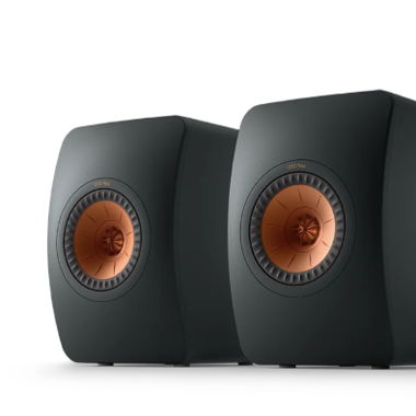 KEF LS 50 META Schwarz mit Ständer