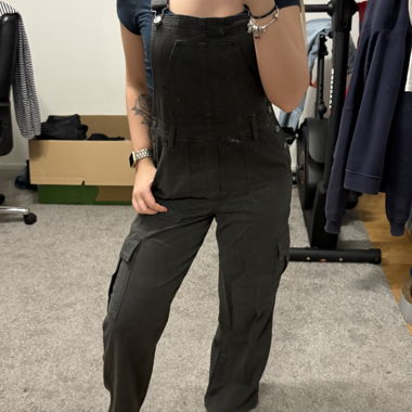 Black Aerie Overalls