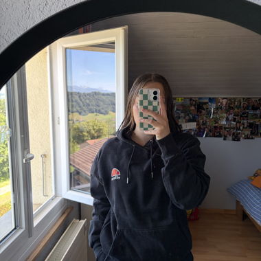 Black Ellesse Hoodie