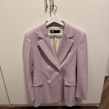 Blazer Zara rosa antico taglia S