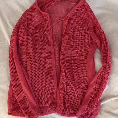 Rosafarbenes Strickweste von Tom Tailor