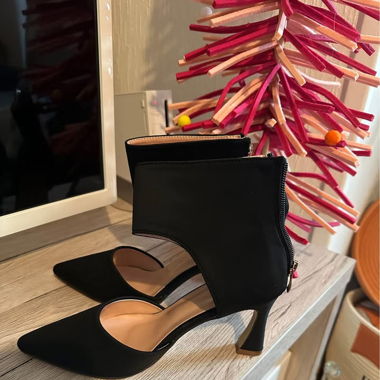 Talons ouverts noirs (36)