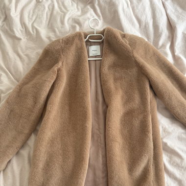 Fausse Fourrure Mango rose pale
