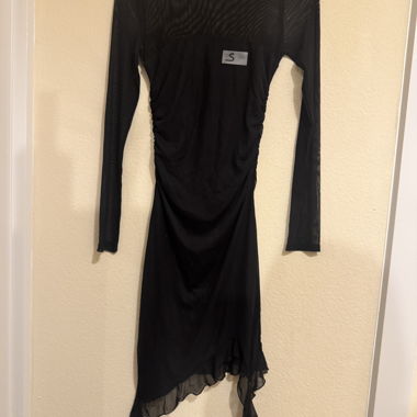 Black Mesh Dress
