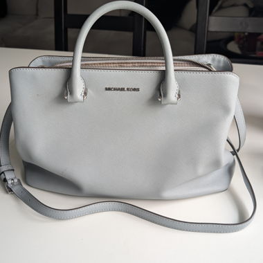 Sac à main Michael Kors gris bleu