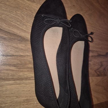 Ballerines noires avec nœud