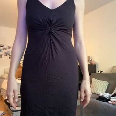 Robe noir fluide 
