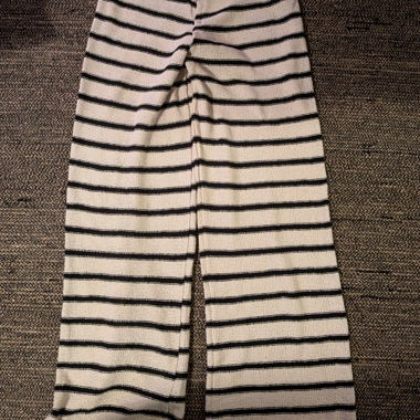 Pantaloni in maglia a righe