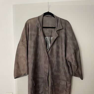 Designerjacke tunikastil in Kunstleder