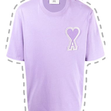 T-Shirt AMI - Flieder