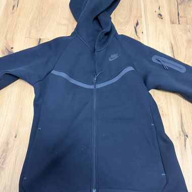 Felpa Nike con zip nera