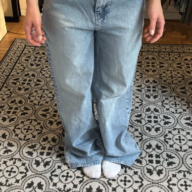 Jeans baggy blu chiaro