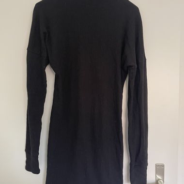 Robe côtelée noire