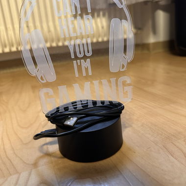 Gaming LED Acrylschild