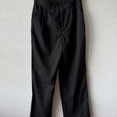  leichte schwarze Stoffhose