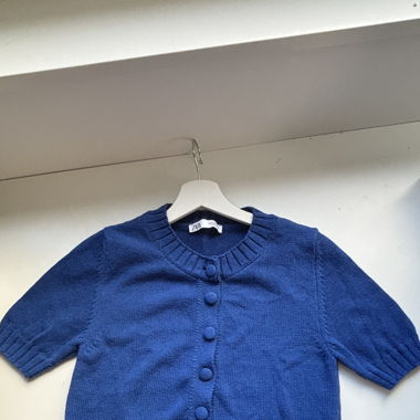Blaues Zara Oberteil 