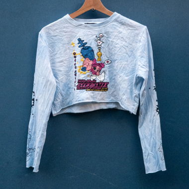 New Girl Order Grafik-Crop-Longsleeve