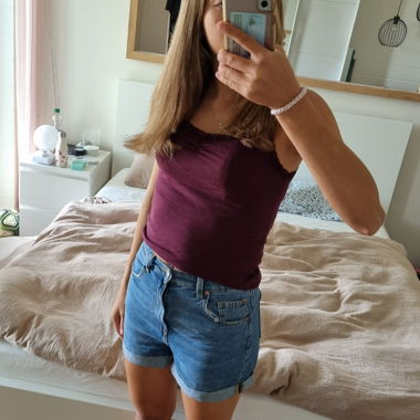 Denim shorts
