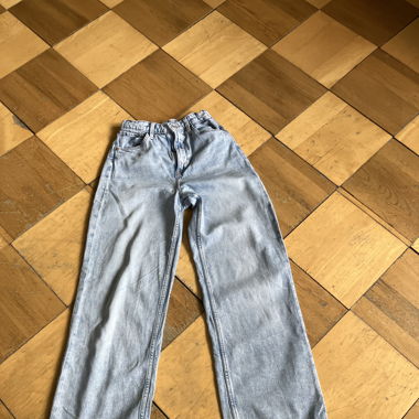 Jeans Ragazza Wide Leg Vita Alta