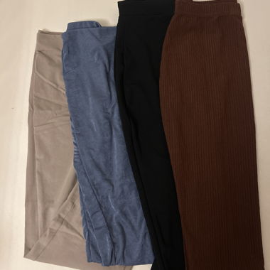 Set di gonne lunghe da donna, 4 pezzi