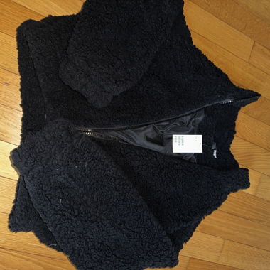 Veste en fausse fourrure