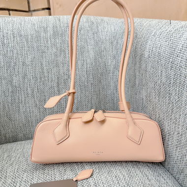 ALAÏA Teckel Small Leather Shoulder Bag 