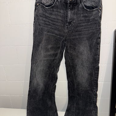 ZARA schwarze Wide-Leg Jeans