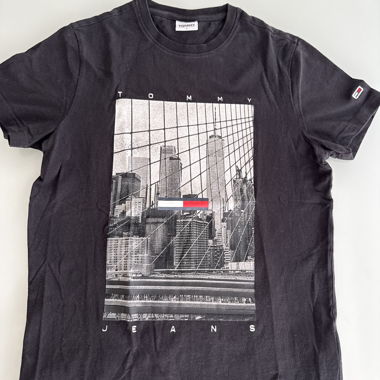 T-shirt Tommy Jeans nero