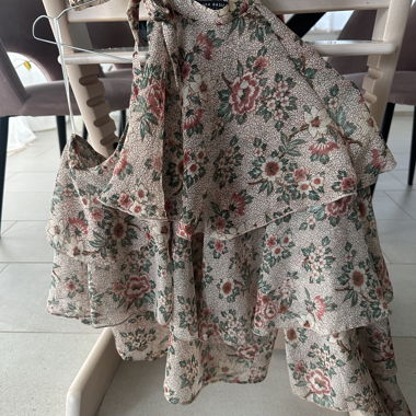 Camicia a Spalle Scoperte Floreale