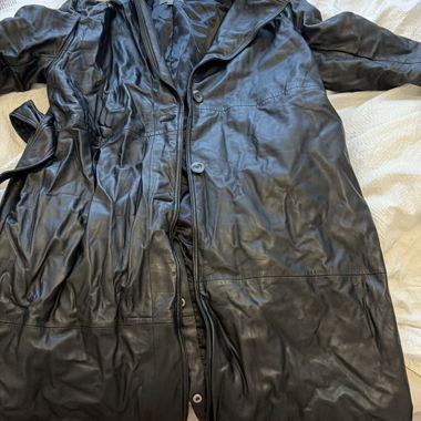 MuuBaa cappotto lungo trapuntato con cintura nero