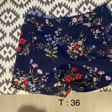 Short à fleurs 