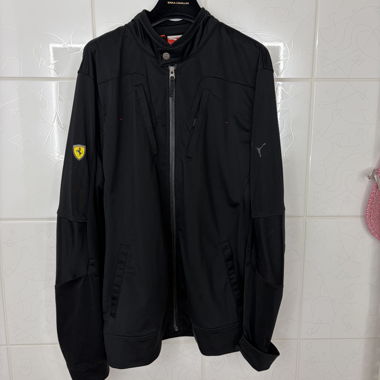 Puma Ferrari Sweatjacke schwarz