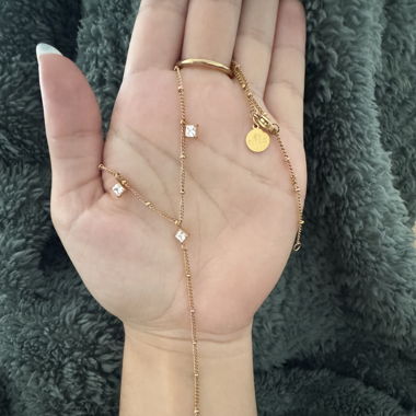 Necklace waterproof gold
