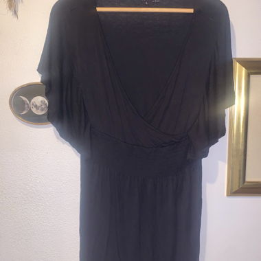 Tunique noire Gothicana