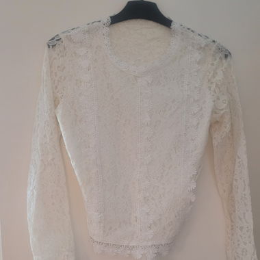 Blusa Bianca in Pizzo