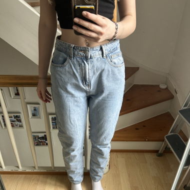 Baggy Jeans- blau