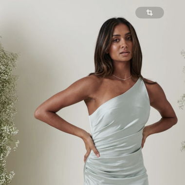 Satin Kleid